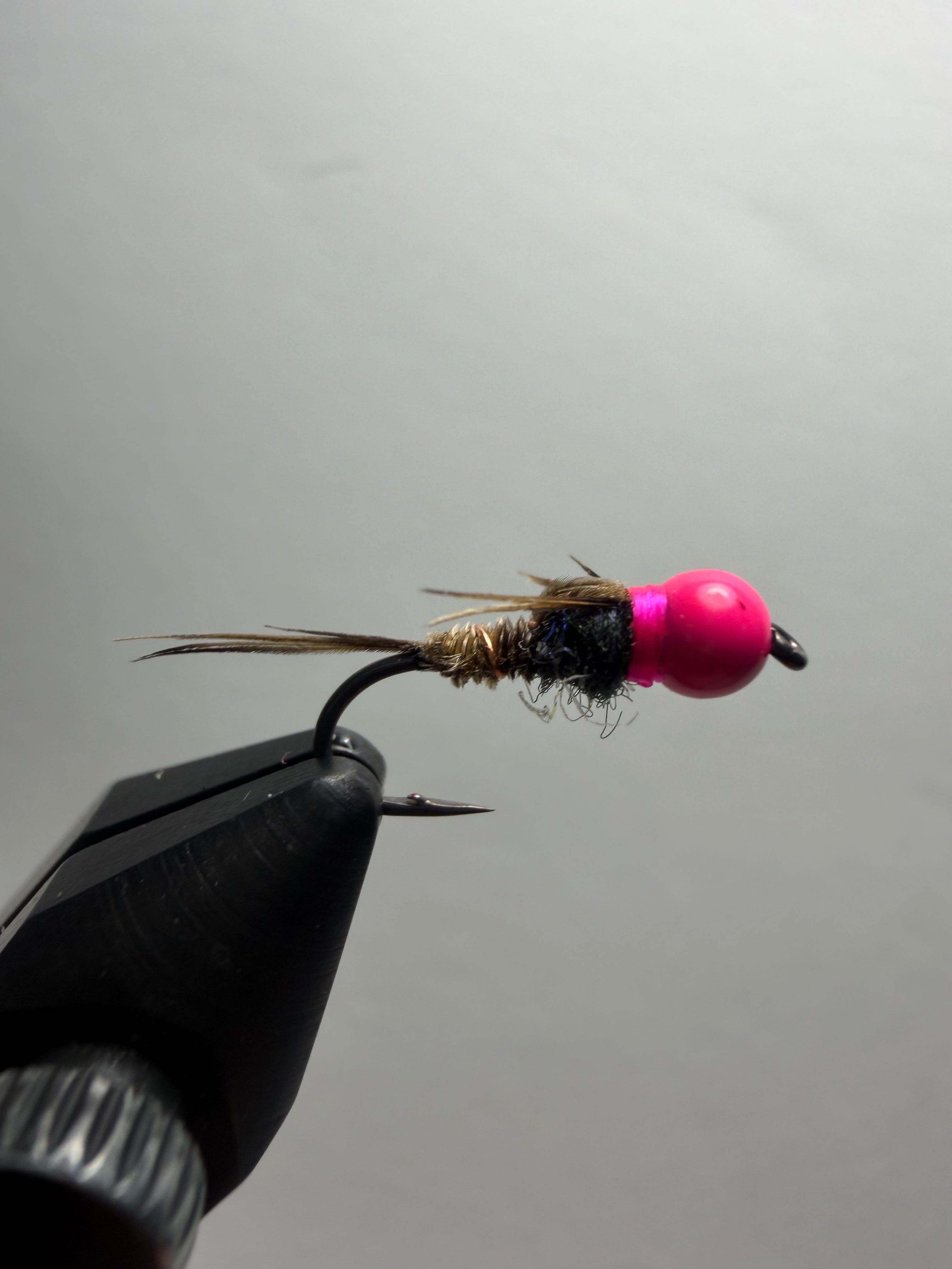 Pheasant tail nymph (Pink bead)